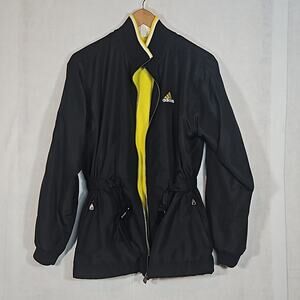 Vintage 90s Y2K Adidas Black Belted Jacket